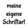 Eigen Lettertype