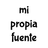 Eigen Lettertype