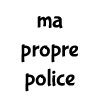 Eigen Lettertype